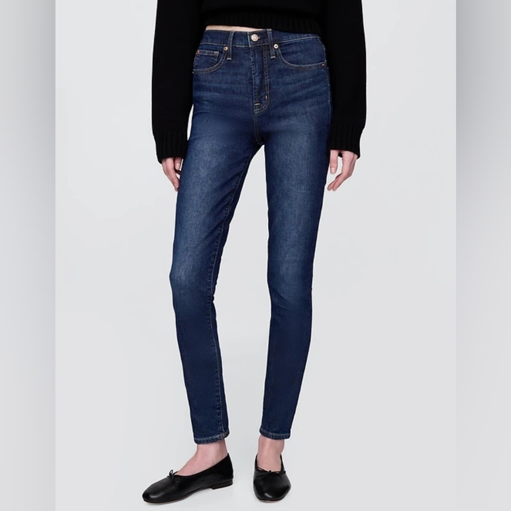 Gap Curvy True Skinny Indigo Dark Wash Jeans - Picture 4 of 16